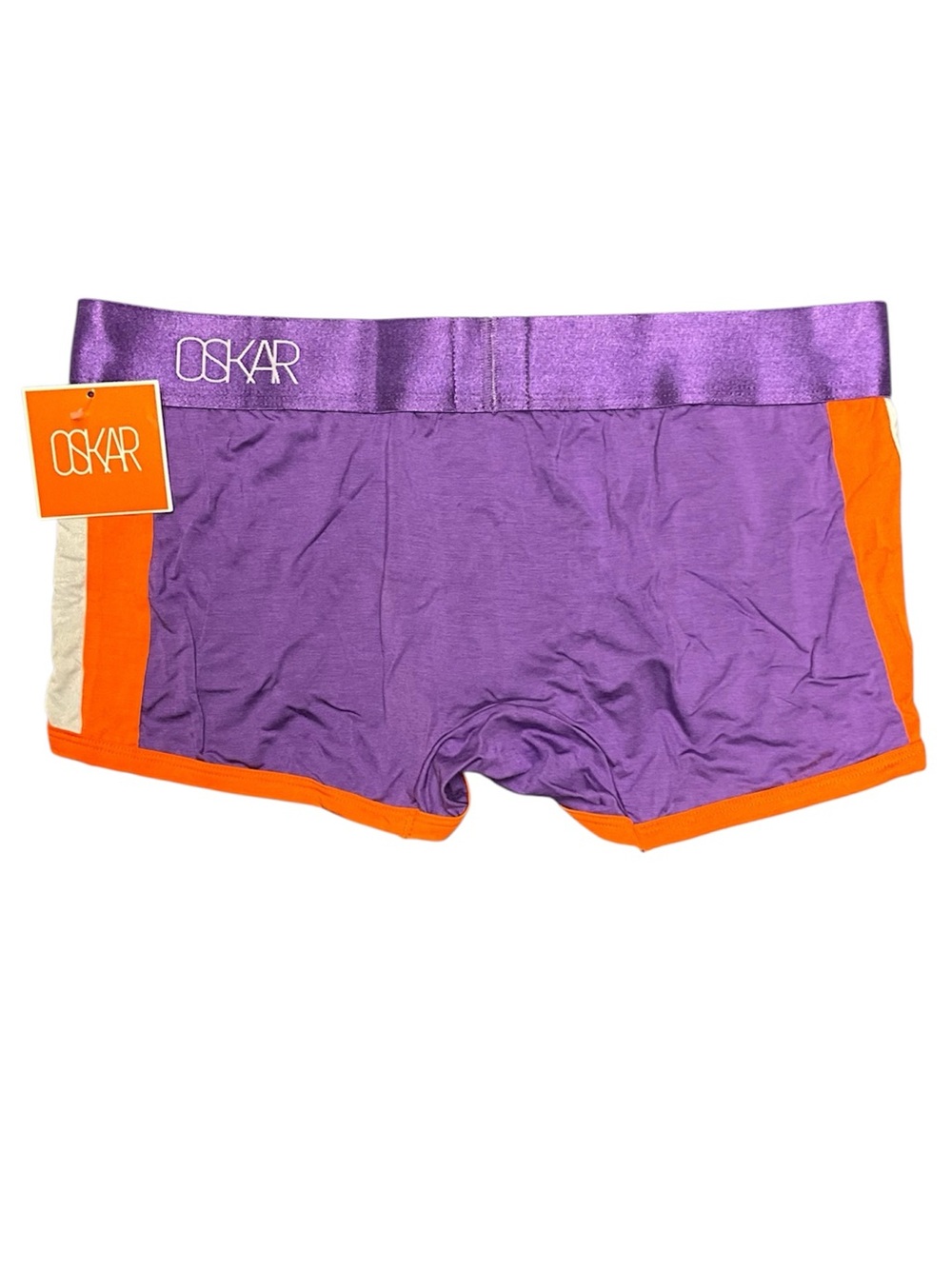 OSKAR Purple & Orange Boxer Trunk - Picture 3 of 4